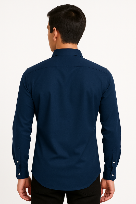 Wholesale B2B navy blue shirt